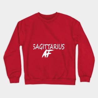 SAGITTARIUS AF WHITE Crewneck Sweatshirt